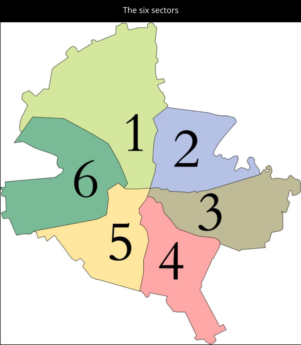 Карта районов Бухареста